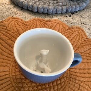 Creature Cups Sea Otter & Fish Coffee Cup Mug